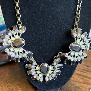 Betsy Johnson Whiteout collection statement necklace